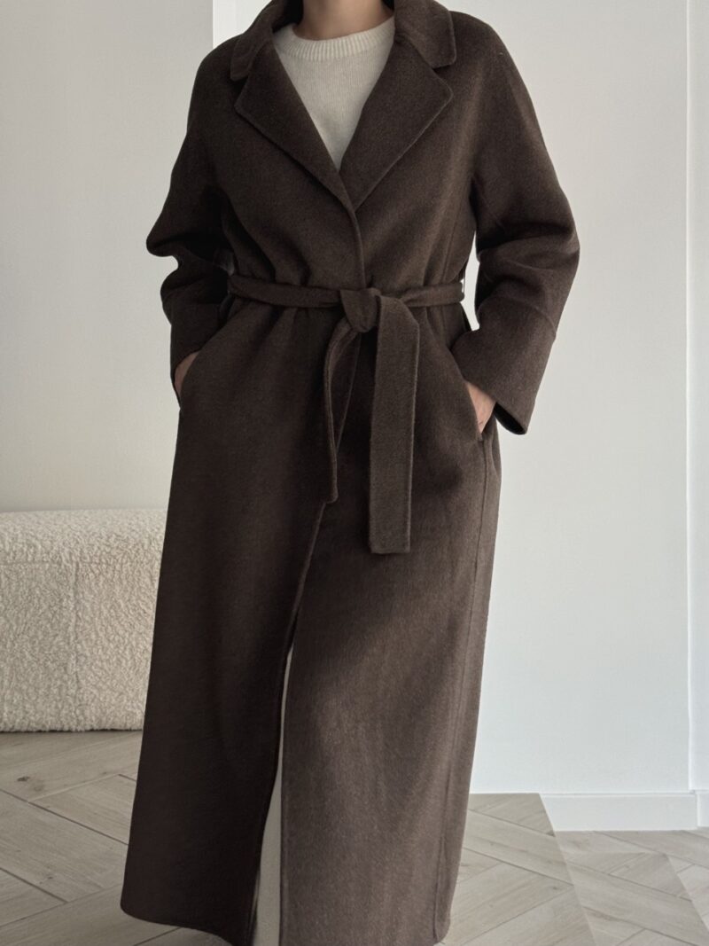 Oversized paltas su vilna (50%) – Ruda