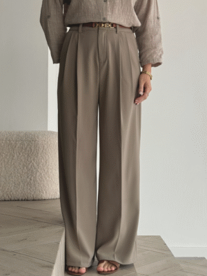 Rusvos Klasikinės kelnės