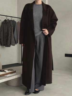 Rudas paltas (100% vilna)