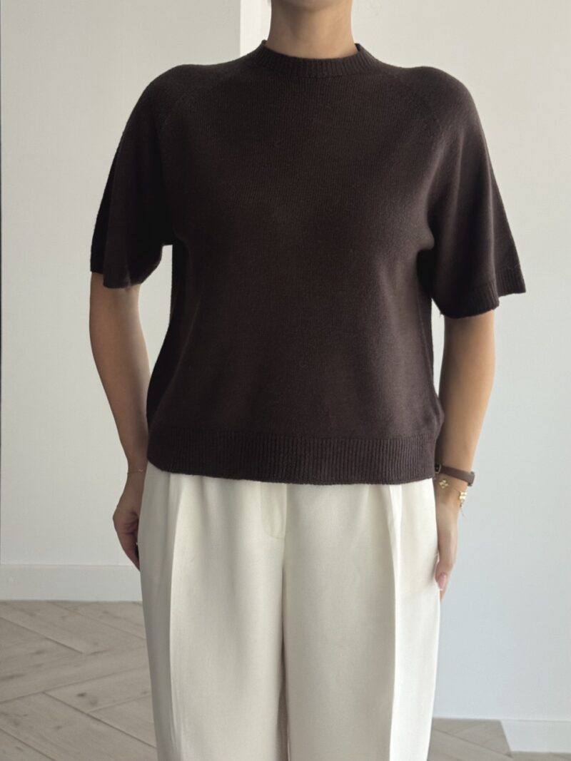 100% merino vilnos megztukas – Šokolado